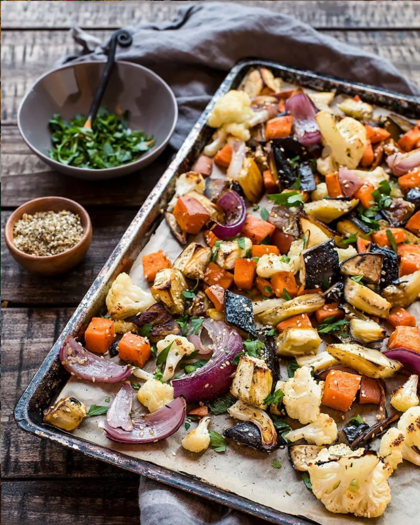 Grilled Vegetables with Zaatar Recipe | Les Filles Fattoush