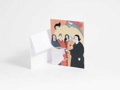 Les Fées Fattoush greeting card