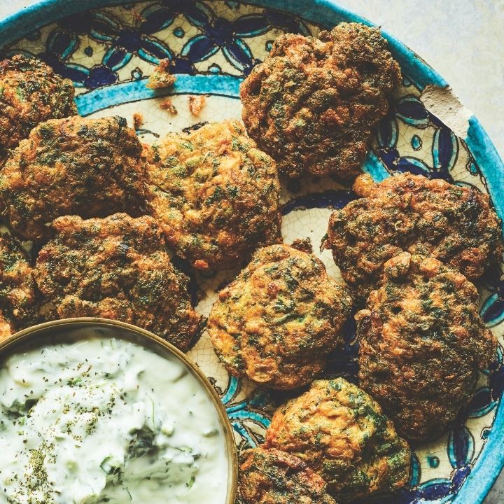 Galettes au persil des filles fattoush