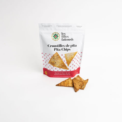 Pita chips - Sumac and fleur de sel